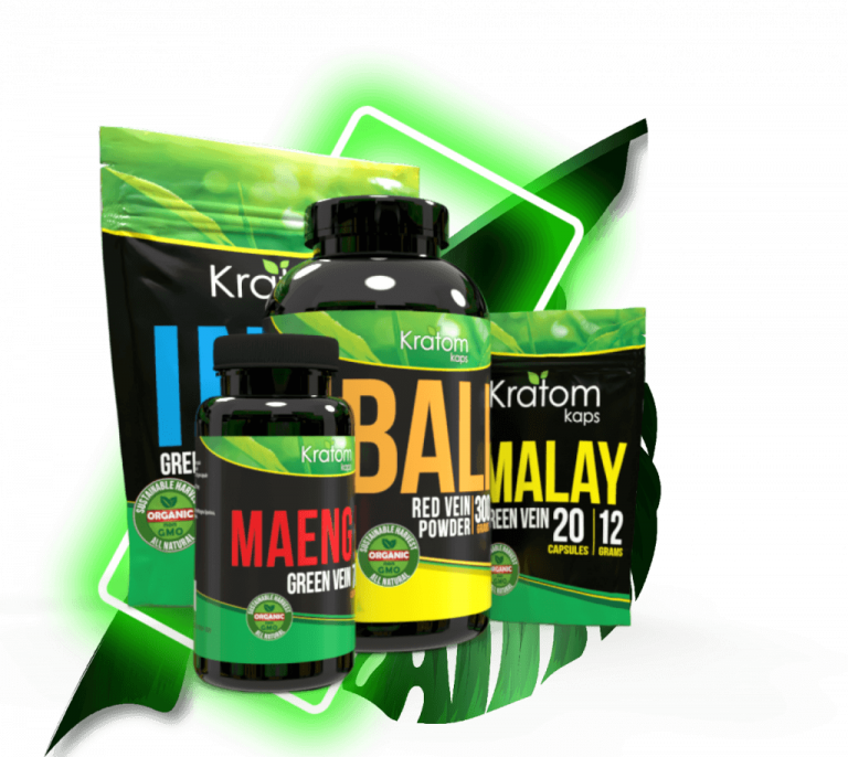 Kratom Kaps Products group photo