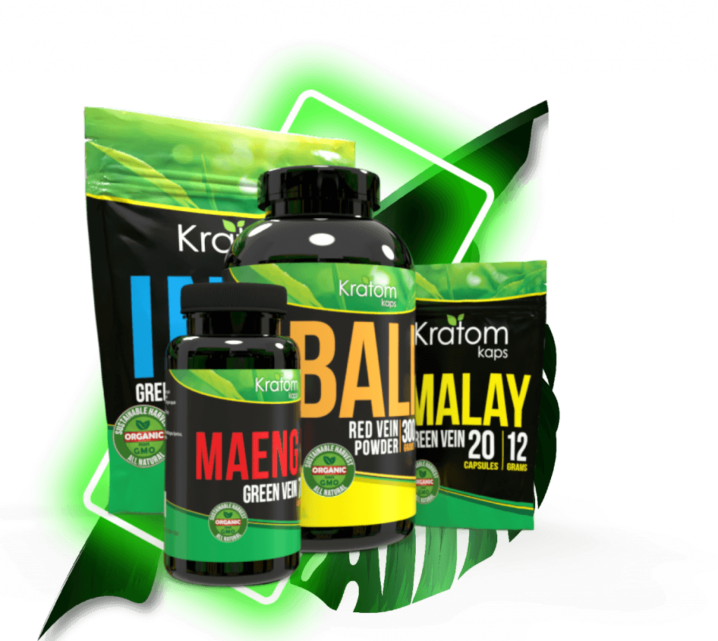 Kratom Kaps Products group photo